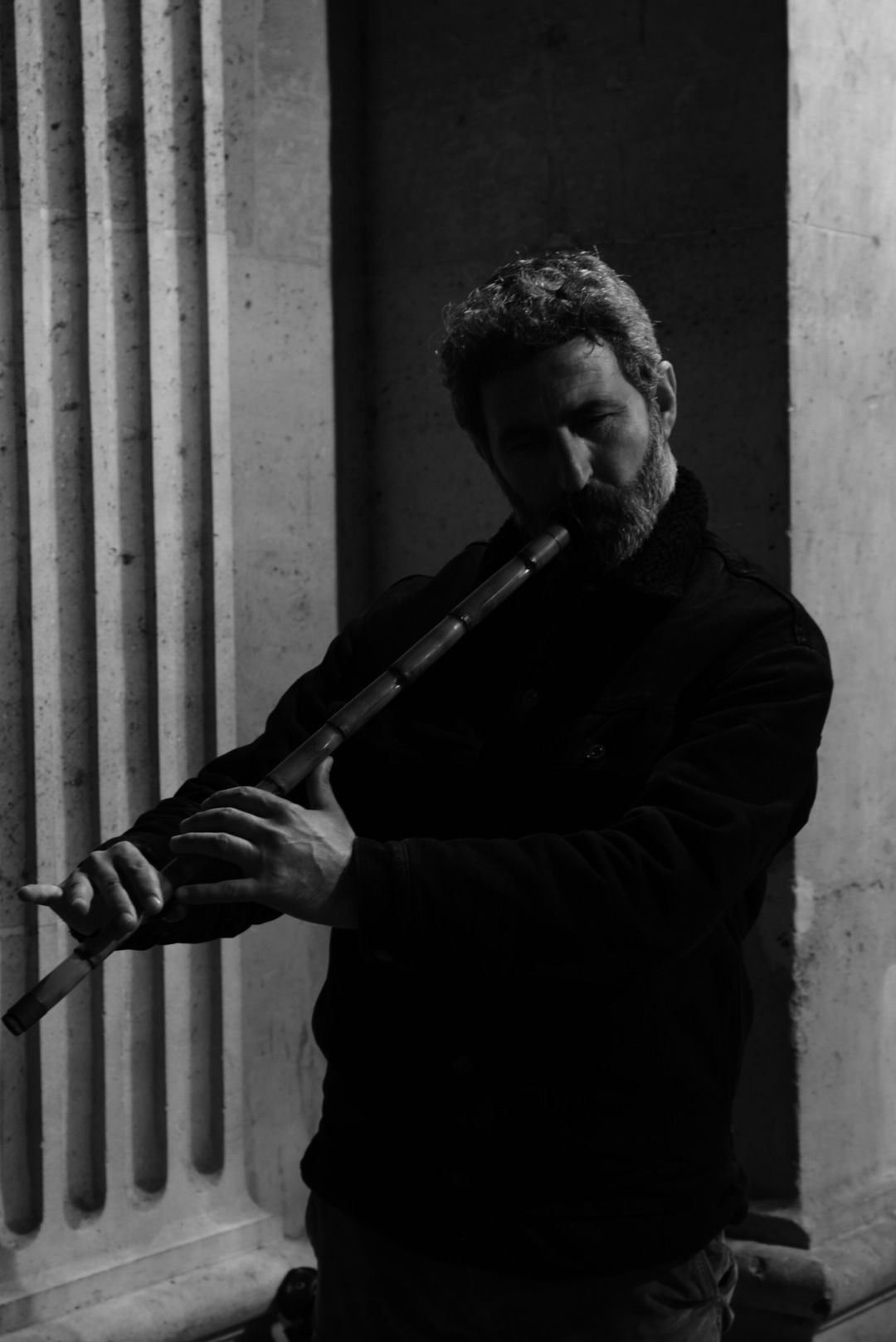 Street detail in balanced daylight