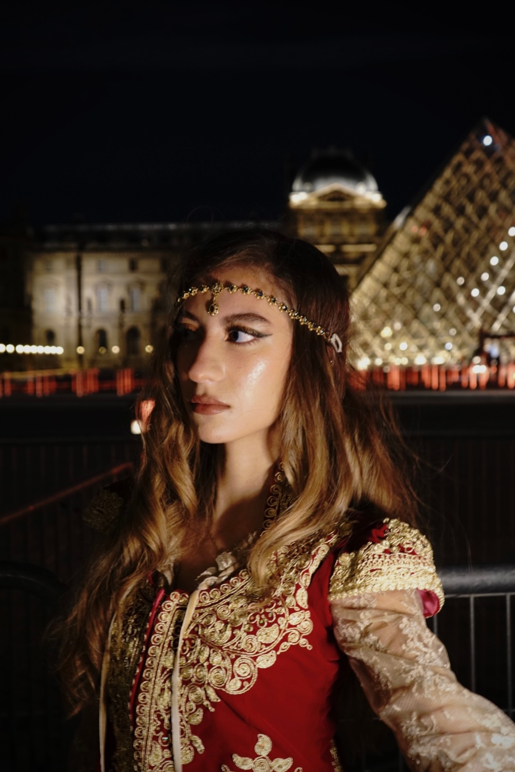 Editorial portrait with traditional dress