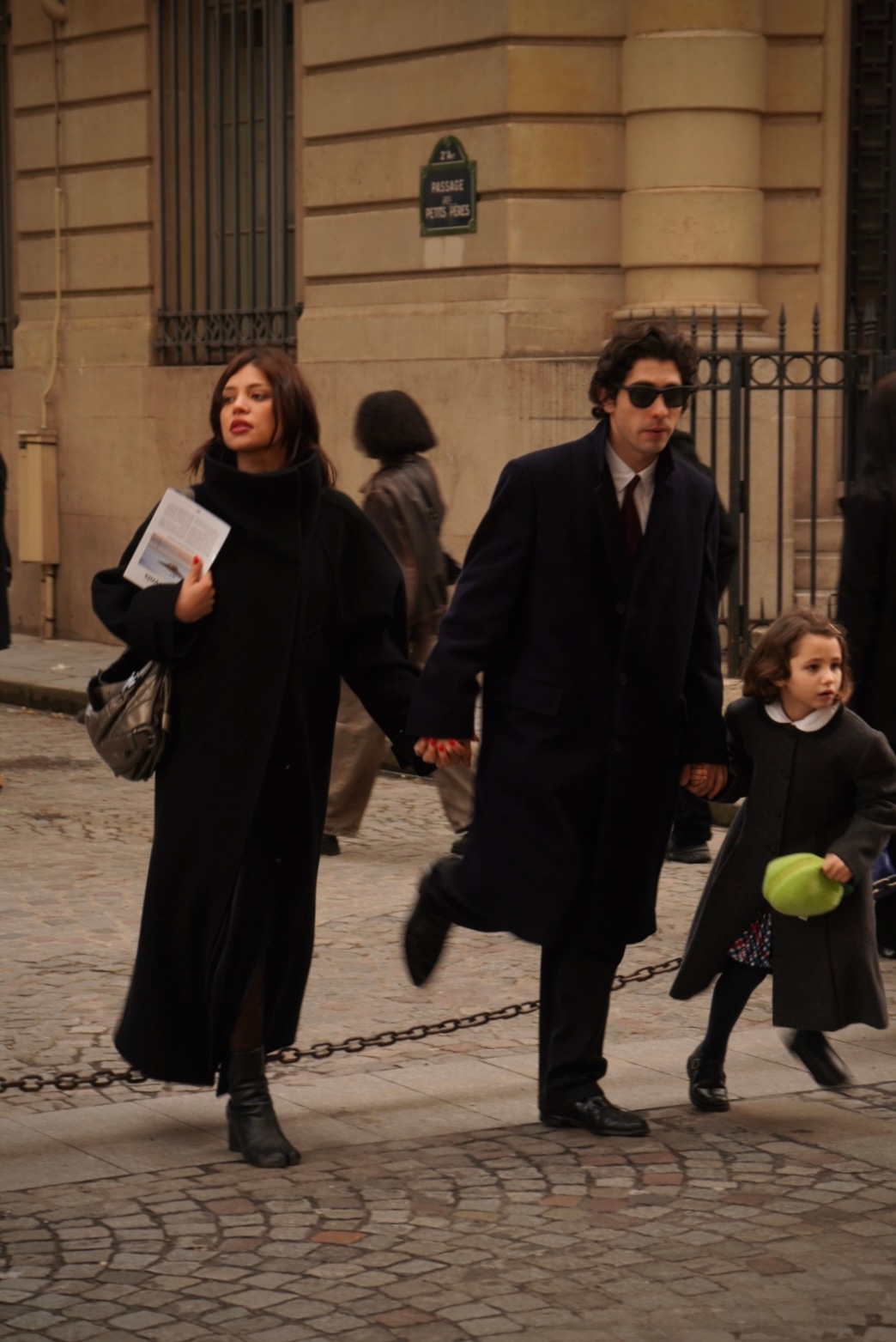 Street scene in low light